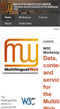Mobile Screenshot of multilingualweb.eu